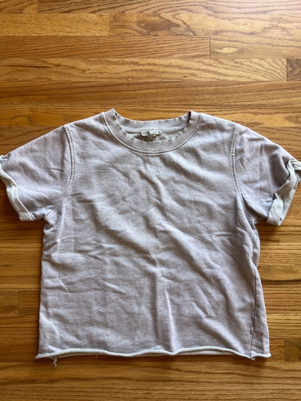 Women’s  Short Sleeve Crewneck Top - Light Lavender Splendid